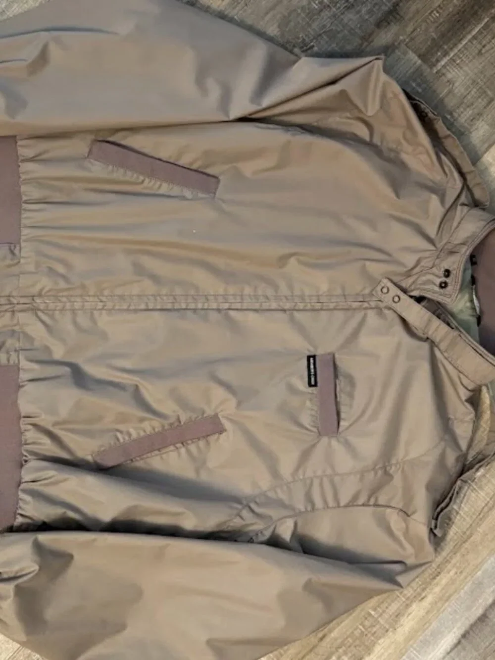 Members Only Men’s Taupe Lightweight Bomber Jacket Zip Front Size XL - Picture 7 of 11